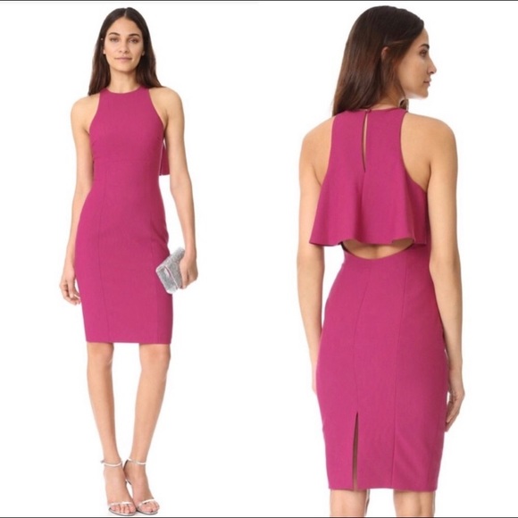 Cinq a Sept Makenna Cocktail Dress Orchid - Picture 1 of 5